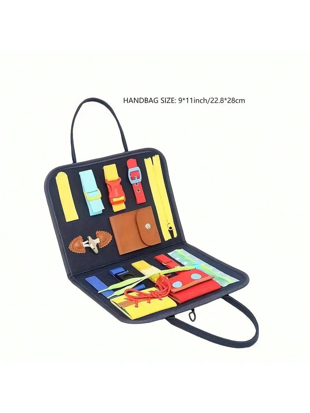 Montessori Busy Board Sensory Travel Activity Toy