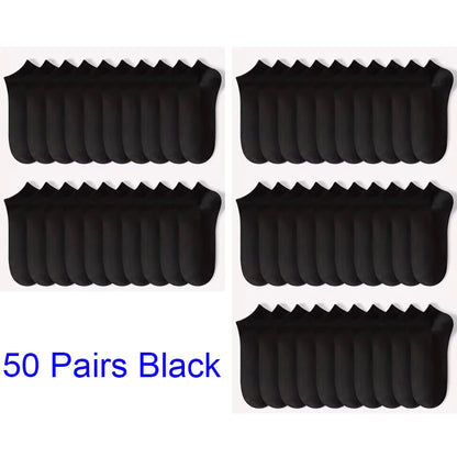 Unisex Comfort Fit Ankle Socks Breathable Low Cut 5 Pack