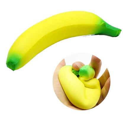 Anti Stress Squishy Banana Toys Slow Rising Jumbo