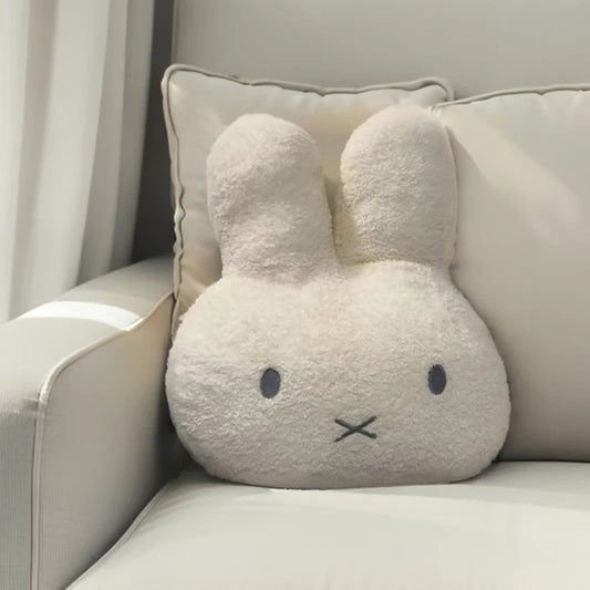 Cute Rabbit Plush Pillow Soft Bunny Throw Cushion