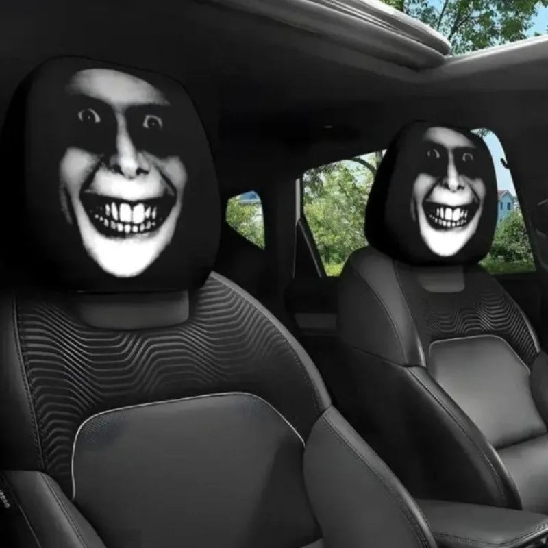 Halloween Car Headrest Covers Decorative Auto Seat Pillowcase