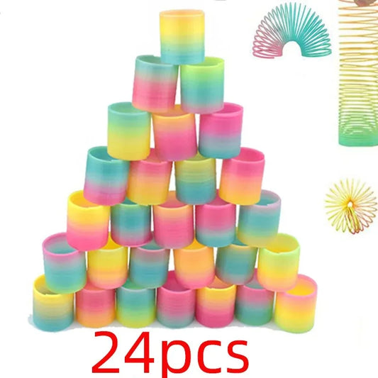 24 Pack Rainbow Magic Springs Kids Party Favor Toys