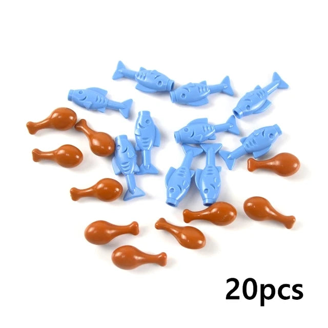 City Food Building Blocks Set Play Food MOC Bricks