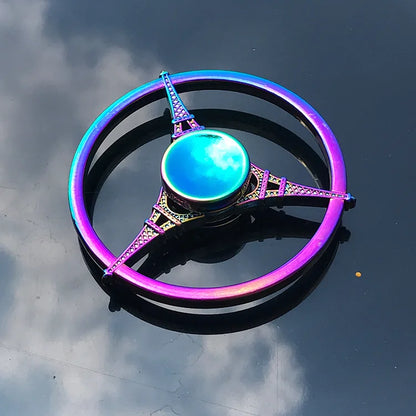 Rainbow Metal Fidget Spinner Colorful High Speed Toy
