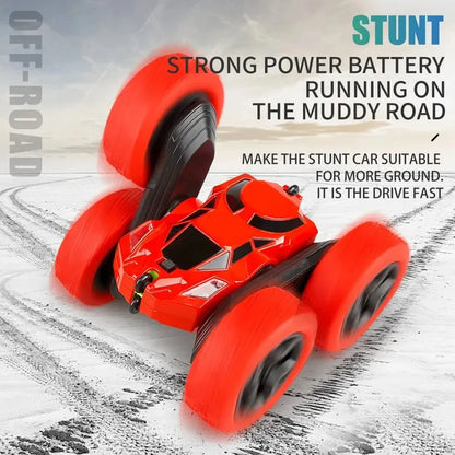 Double Sided RC Stunt Car 360 Degree Rotation Toy