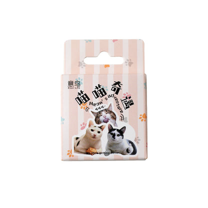 Waterproof Cat Stickers Aesthetic Laptop Phone Decals 46Pcs Pack