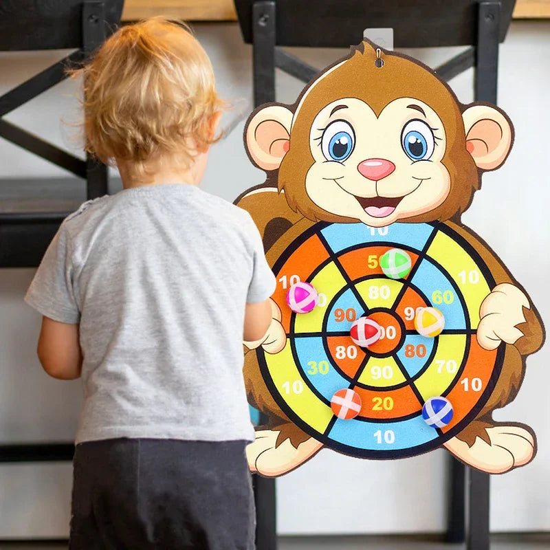 Dart Board Baby Toy Sticky Ball Target Game