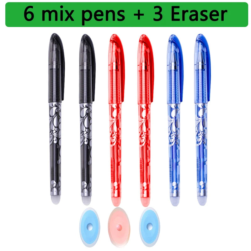 25 Pcs/set Kawaii Erasable pens Gel Pen sketch Writing Stationery for Notebook school supplies pen cute kids pens pencil