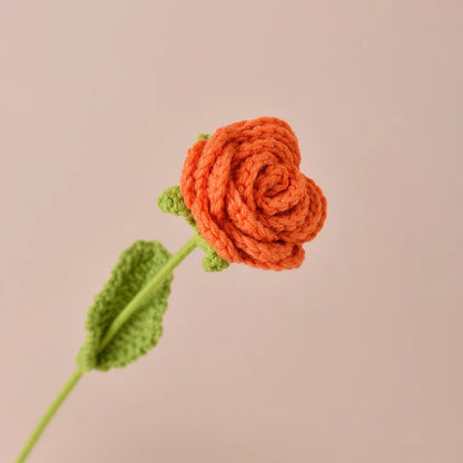 Knitting Flower Rose Tulips Daisy Bouquet Crochet Floral