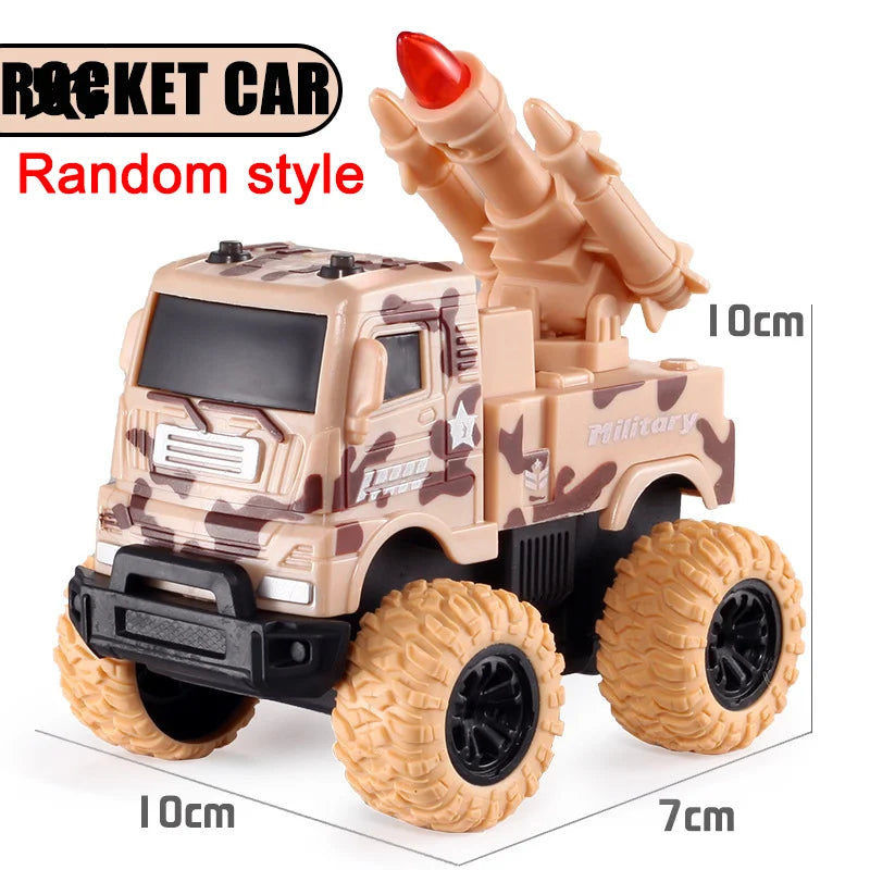 Pull Back Off Road Toy Car 360 Rotation Stunt SUV