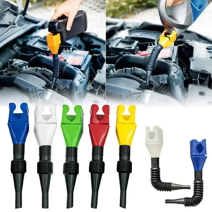 Foldable Car Refueling Funnel Plastic Oil Transfer Tool