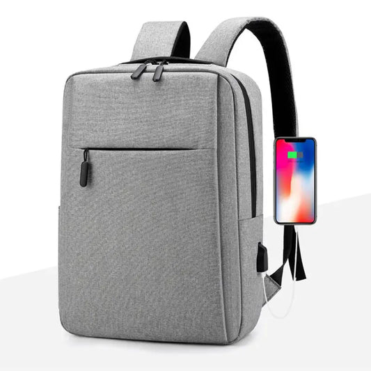 Waterproof USB Laptop Business Backpack Versatile Travel School Bag