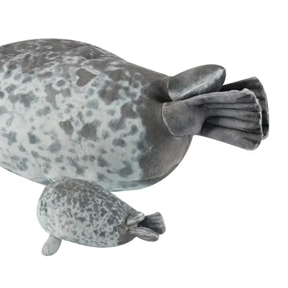 Mother Seal Zipper Plush Toy 5 Piece Stuffed Set 40cm