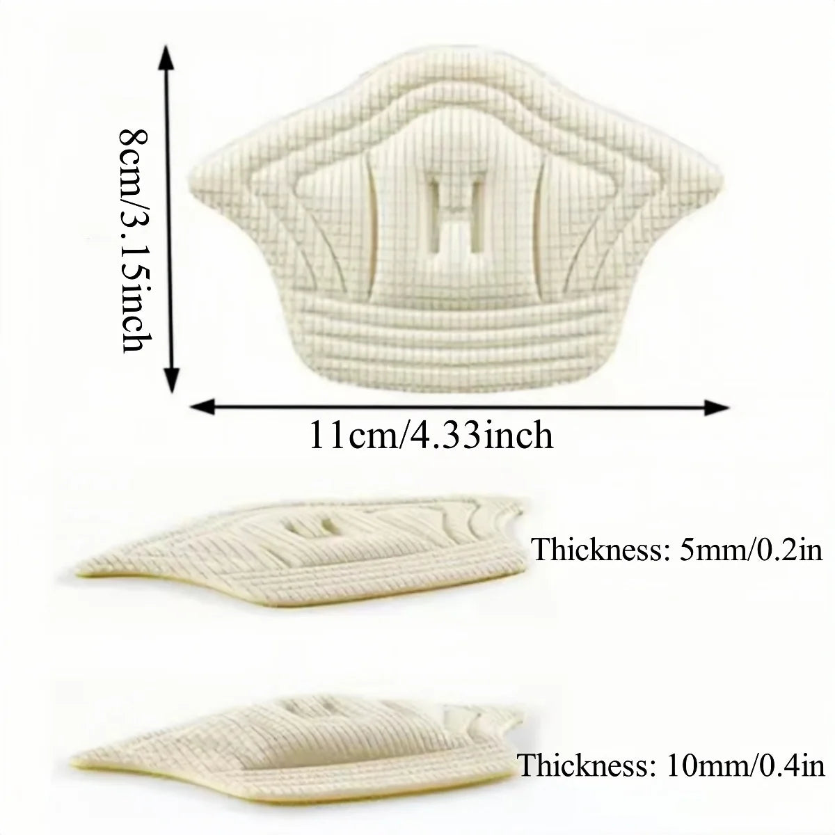 Adjustable Heel Pads for Shoes Anti Wear Grip Stickers