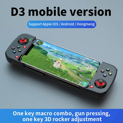 D3 Gamepad D3 Mobile Phone Controller with Expandable Game Controller Support for Android/iOS/Hongmeng Mobile Game Controllers