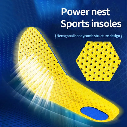 Memory Foam Orthopedic Insoles Breathable Sneakers Cushion