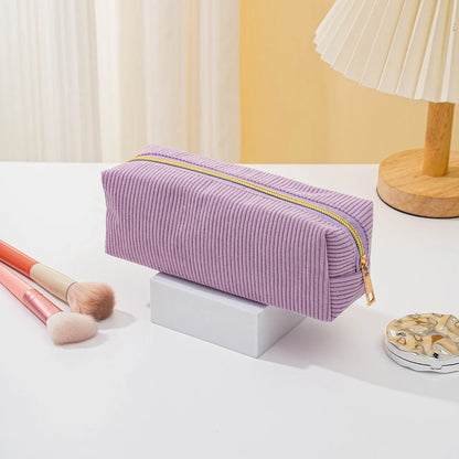 1pc Pencil Case Solid Color Pencil Case school supplies Large Capacity Pencil Case Stationery Bag Pencil Case School Pencil Case