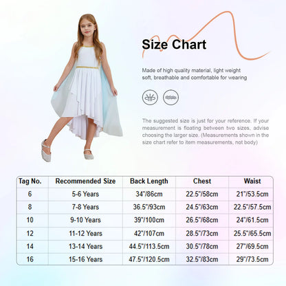 Girls Halloween Carnival Ancient Greek Roman Athena Goddesses Princess Queen Costume Greece Beauty Toga Worship Choir Dress Robe