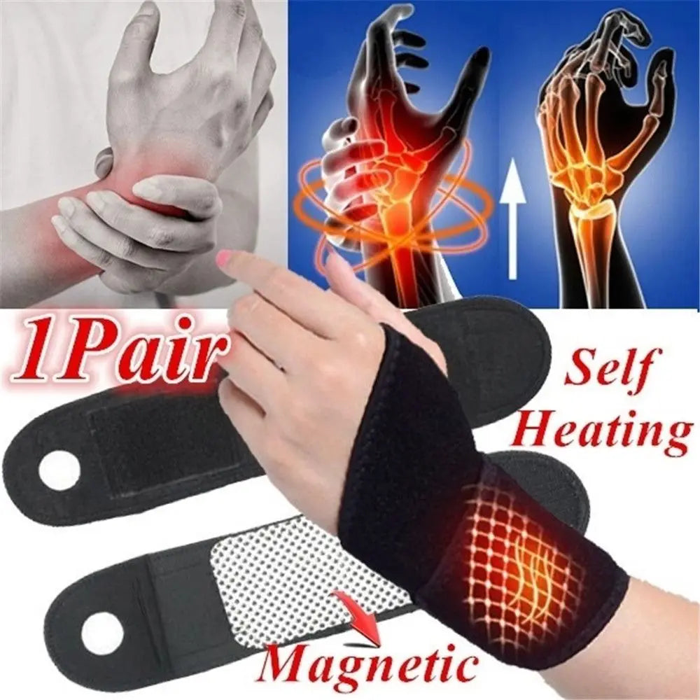 Tourmaline Self Heating Wrist Brace Magnetic Therapy Belt