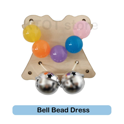 Wooden Busy Board Accessories Life Skills Training Board