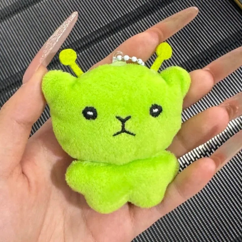 Alien Cat Plush Keychain Mini Soft Bag Pendant Accent