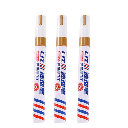 Waterproof Permanent Paint Marker Set 3mm Oil Based Pens