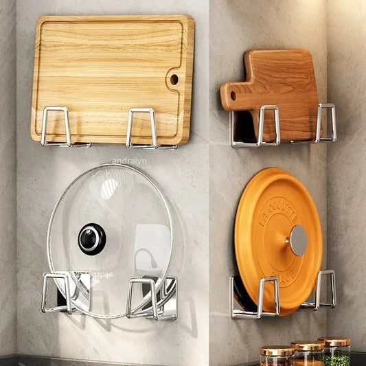 Stainless Steel Sink Sponge Holder Self Adhesive Drain Storage