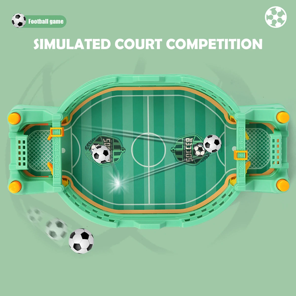 Mini Tabletop Football Game Interactive Desktop Soccer