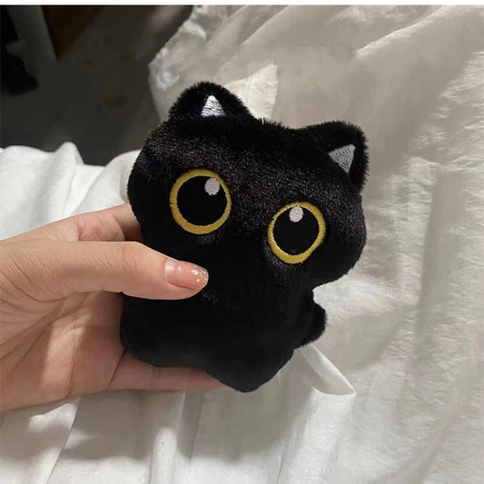 Black Cat Plush Toy Cute Kitten Pillow Cushion Pendant
