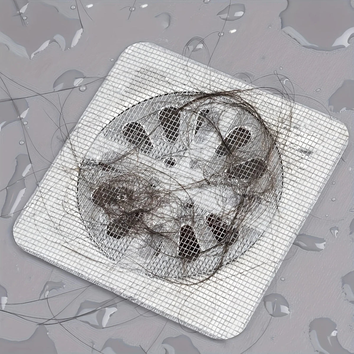 Floor Drain Sticker Bathroom Hair Filter Net Sewer Mesh