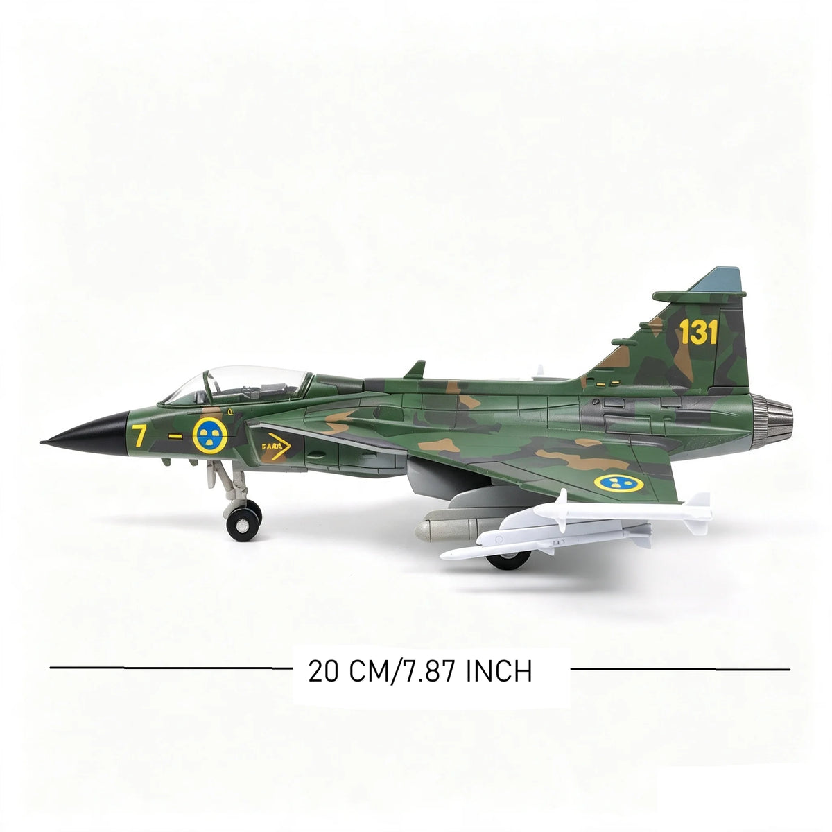 1/72 SAAB JAS-39 Gripen Fighter Jet Model Swedish Air Force Multirole Combat Aircraft Plastic Assembly Kit DIY Military Airplane
