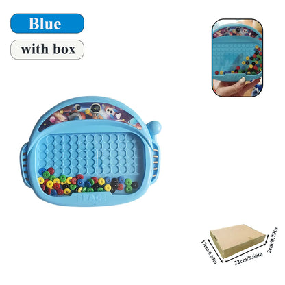 Magnetic Doodle Board for Kids Bead Drawing Sketch Pad
