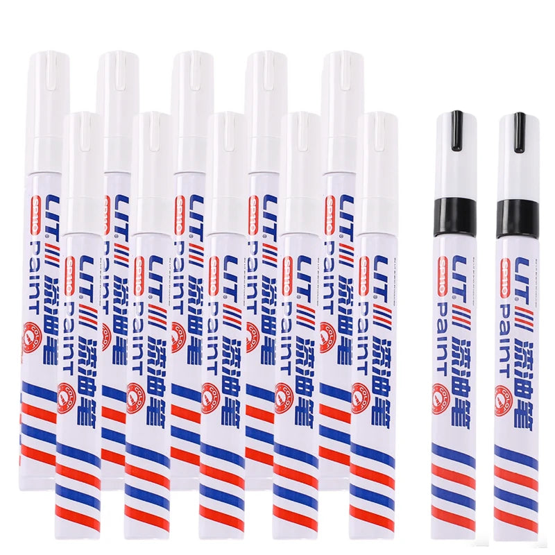 Waterproof Permanent Paint Marker Set 3mm Oil Based Pens