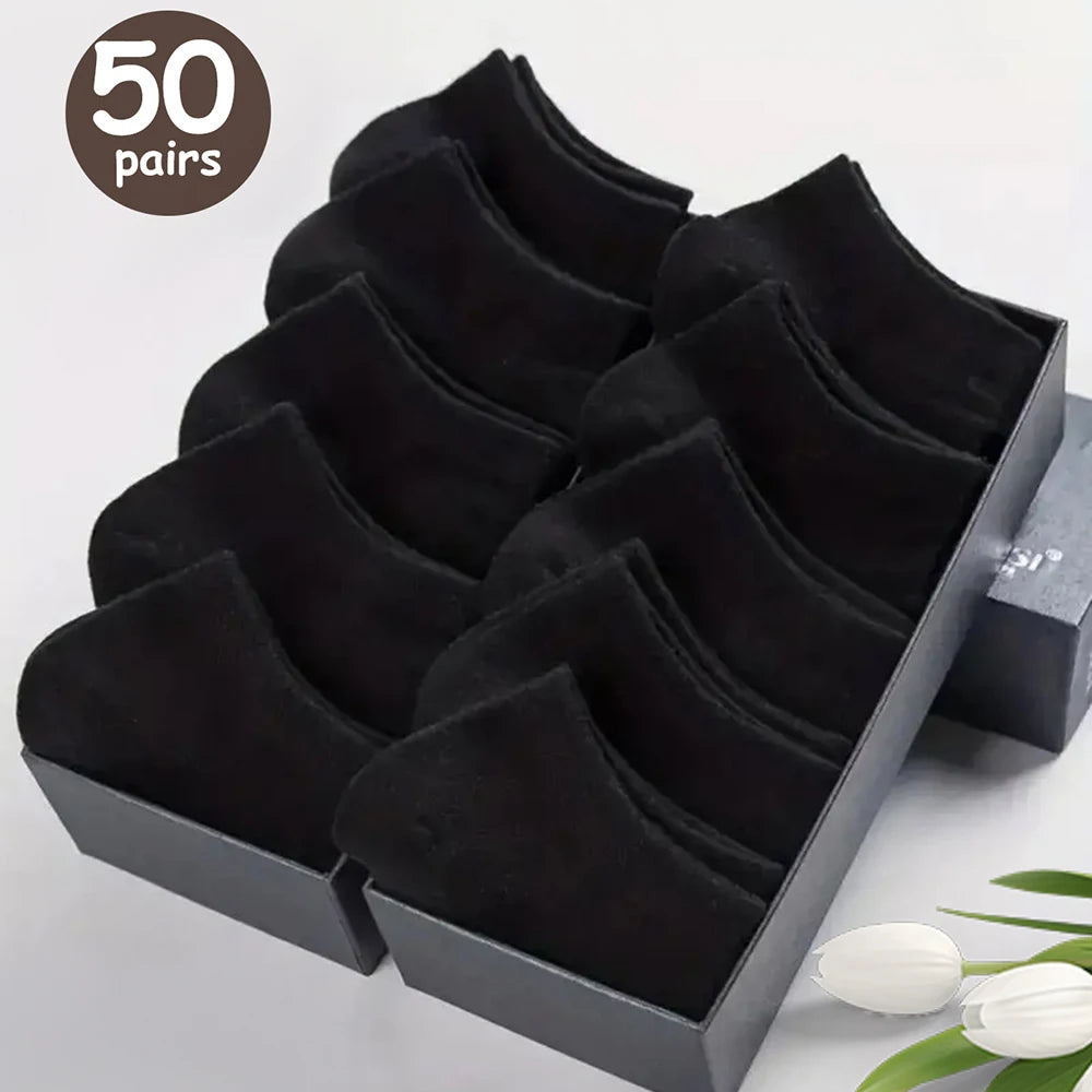 Deodorant Men's Low Cut Ankle Socks Sweat Wicking