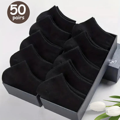 Deodorant Men's Low Cut Ankle Socks Sweat Wicking
