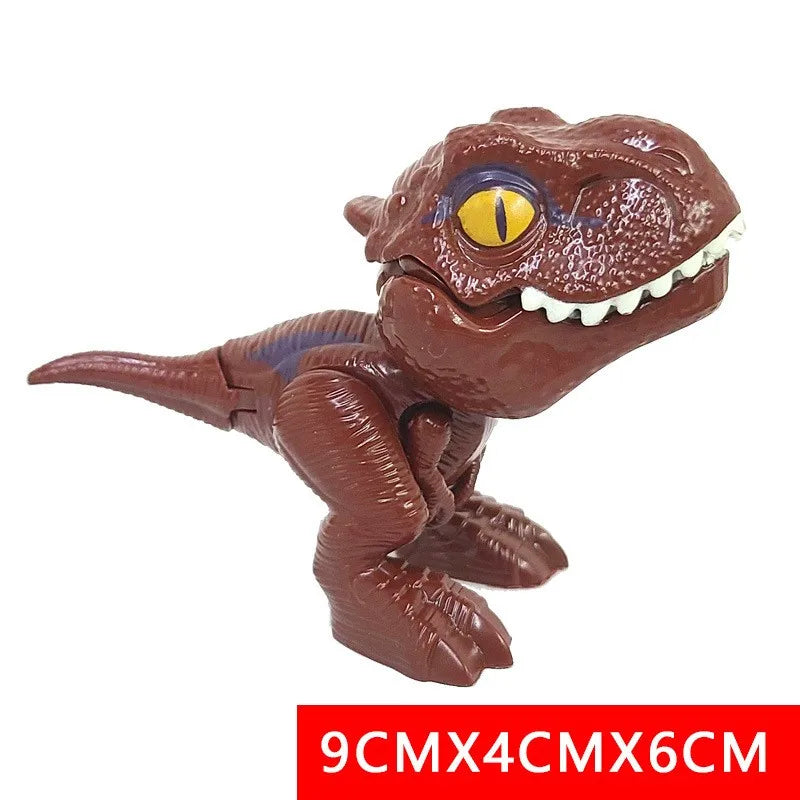 Jurassic Finger Dinosaur Triceratops Tyrannosaurus Model
