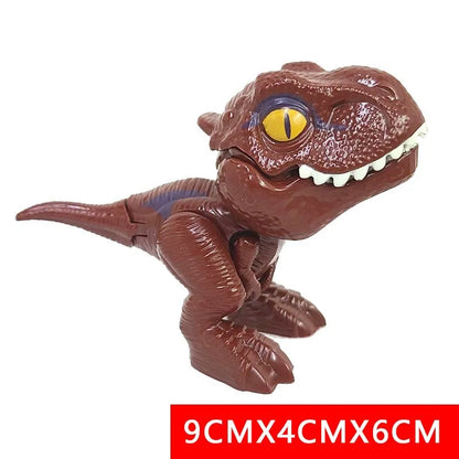 Jurassic Finger Dinosaur Triceratops Tyrannosaurus Model