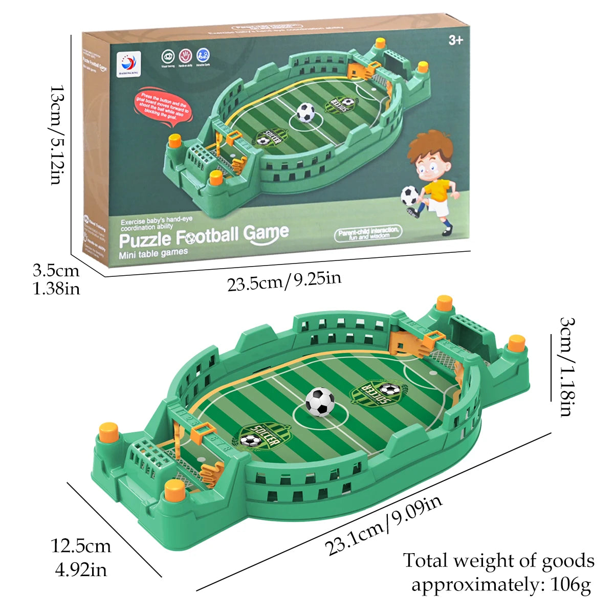 Mini Tabletop Football Game Interactive Desktop Soccer