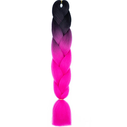 24 Inch Jumbo Braiding Hair Synthetic Afro Ombre Extensions