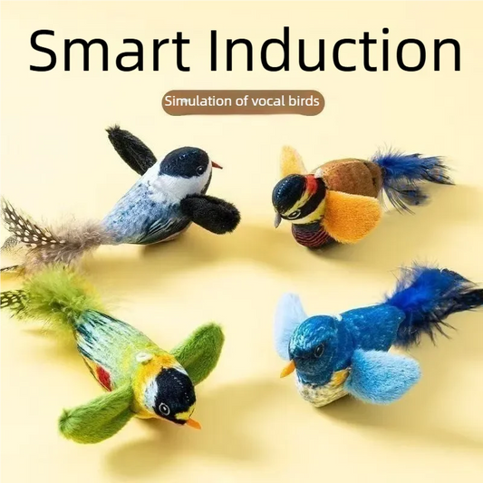 Electric Simulation Bird Cat Toy Chirping Sound Teaser
