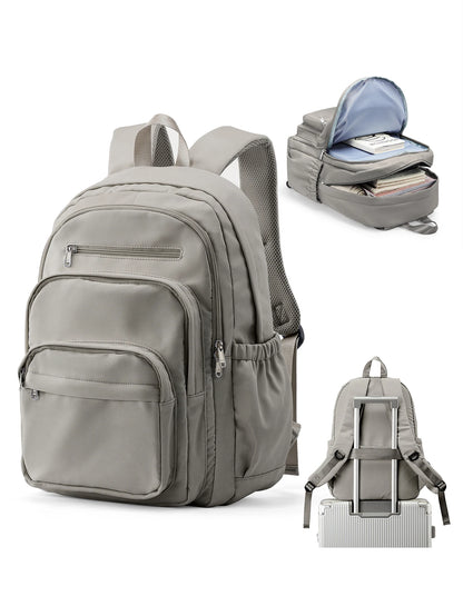 Casual Multi Pocket School Backpack Teenager Travel Rucksack