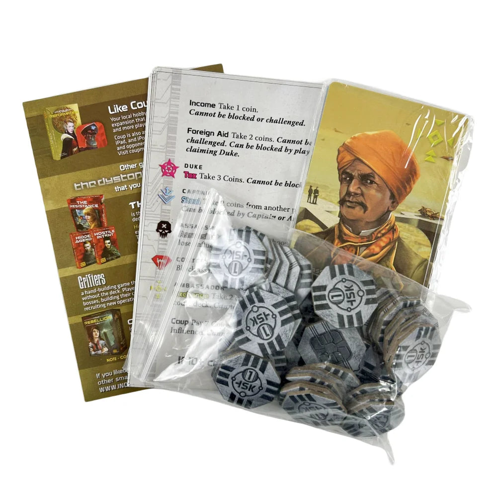 Indie Boards and Cards | Coup | Card Game Coup Reformation 2nd Edition Expansion Card Game