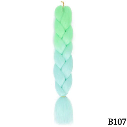 24 Inch Jumbo Braiding Hair Synthetic Afro Ombre Extensions