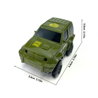 Glowing Race Track Car Toy LED Light Up Vehicle Part