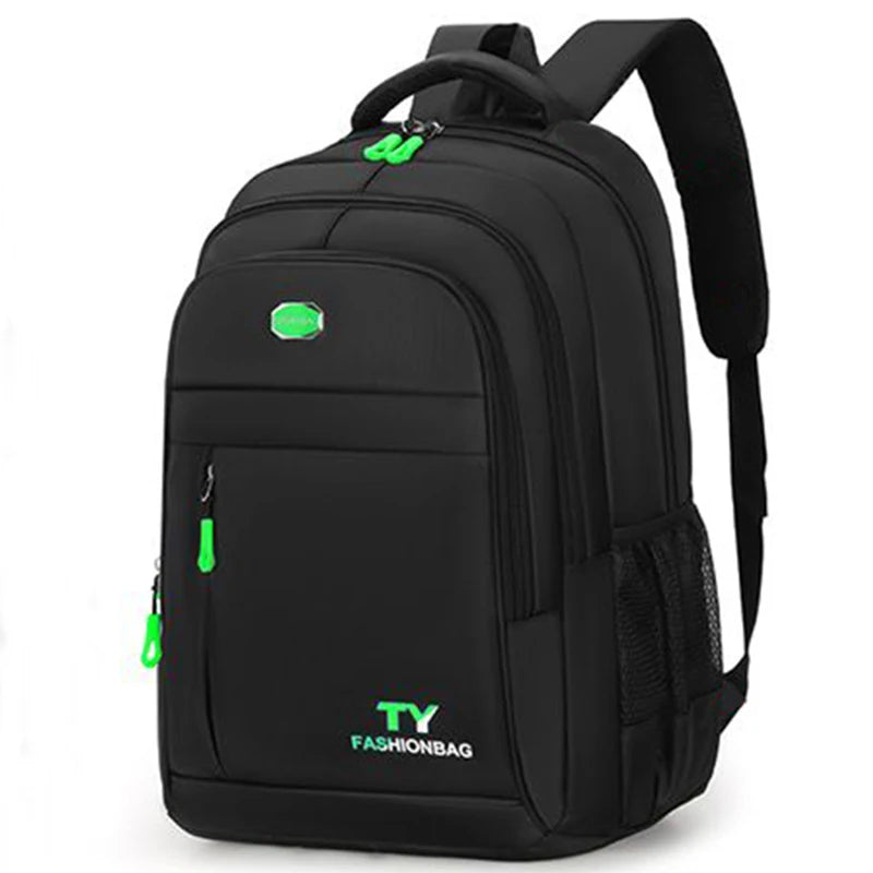 Large Business Travel Backpack Neutral Style Nylon Student Bag