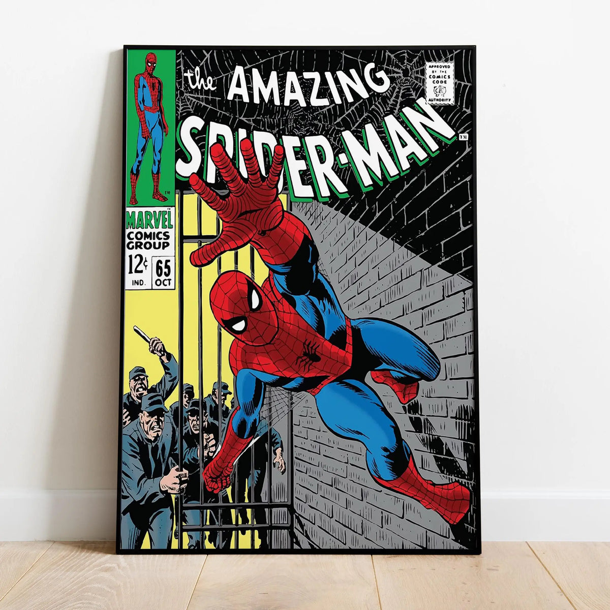 Superhero Comic Book Covers Canvas Poster Wall Art Print