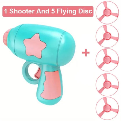 Interactive Cat Flying Disc Launcher Shooting Toy