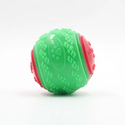 Soft TPR Squeaky Dog Ball Interactive Teeth Cleaning Toy