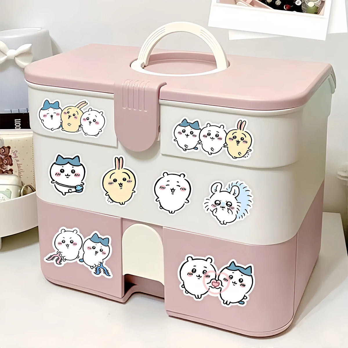 100pcs Kawaii Cartoon Stickers Pack Cute Laptop Decals