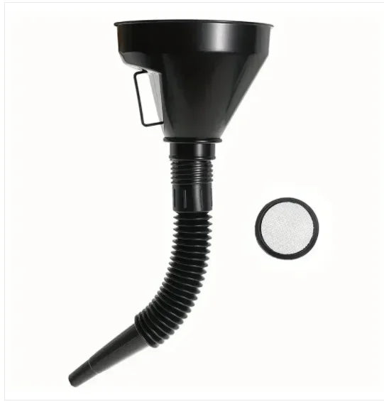Long Nozzle Car Funnel Hands Free Oil Refueling Tool